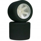 1/8 Rear Light Weight White Rims (2)